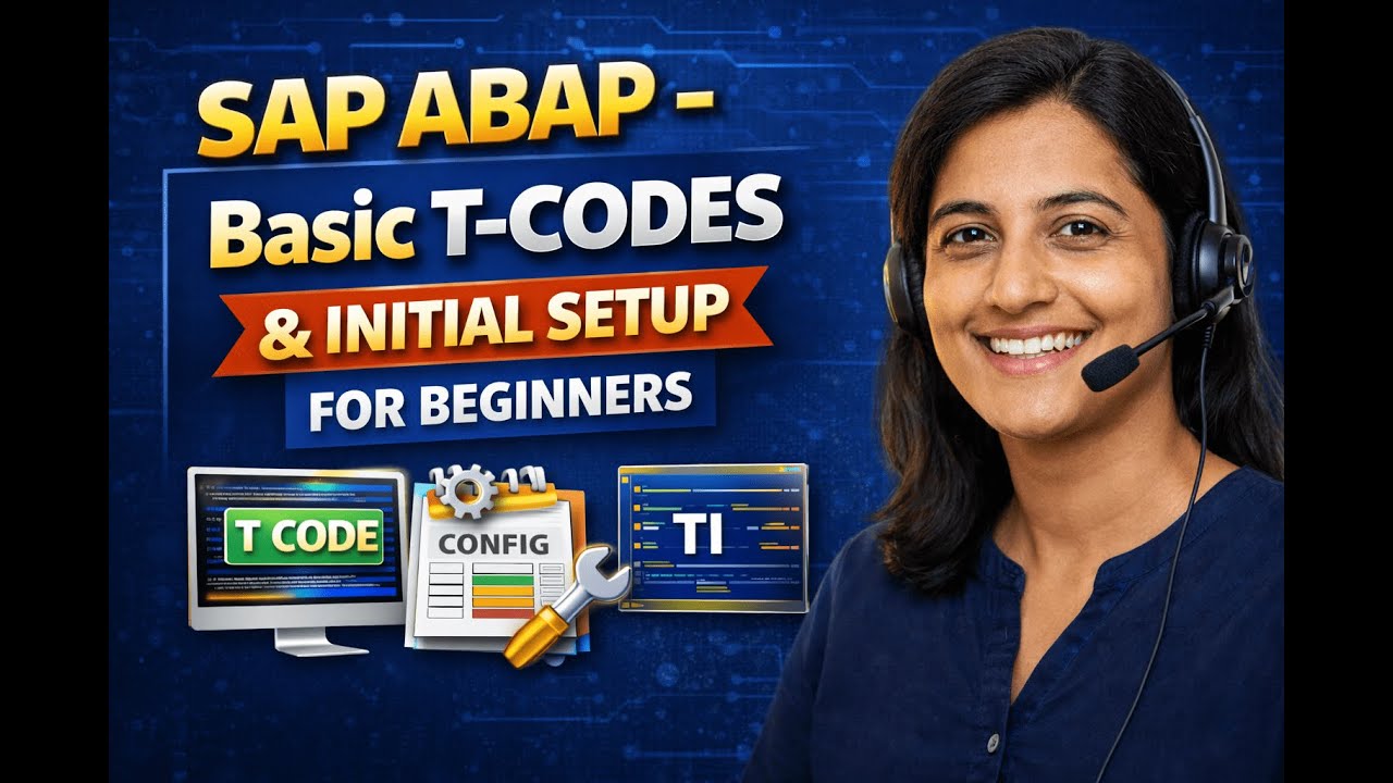 Объяснение транзакций SC30 и SC11 в SAP ABAP | Введение для начинающих || Изучайте SAP ABAP с Tal...