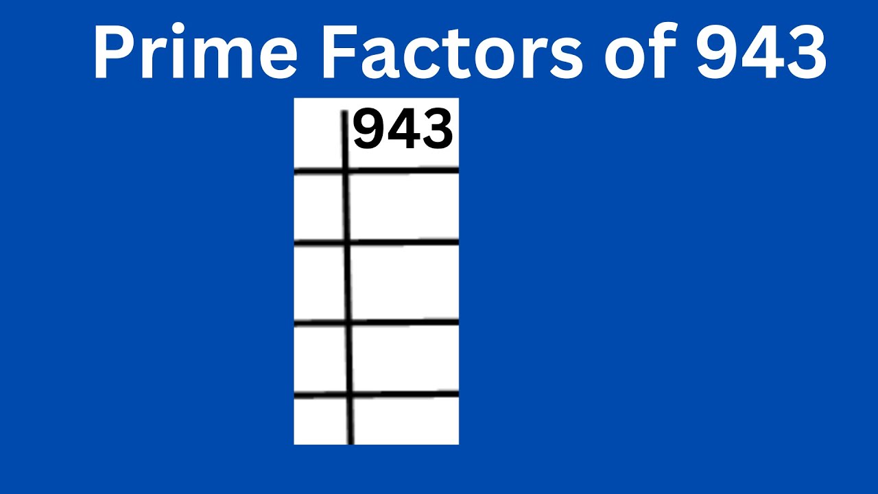 Prime factors of 943