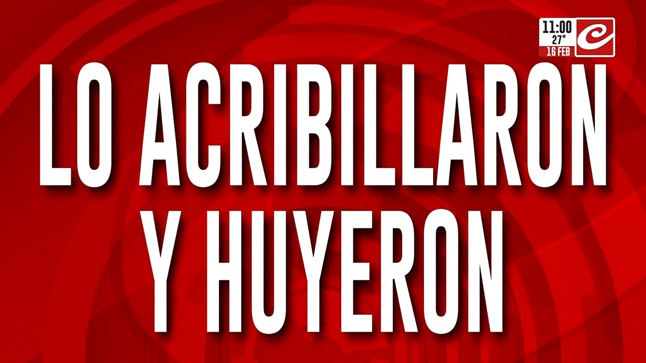 Sicarios sorprendieron a joven, lo acribillaron a balazos y escaparon del lugar