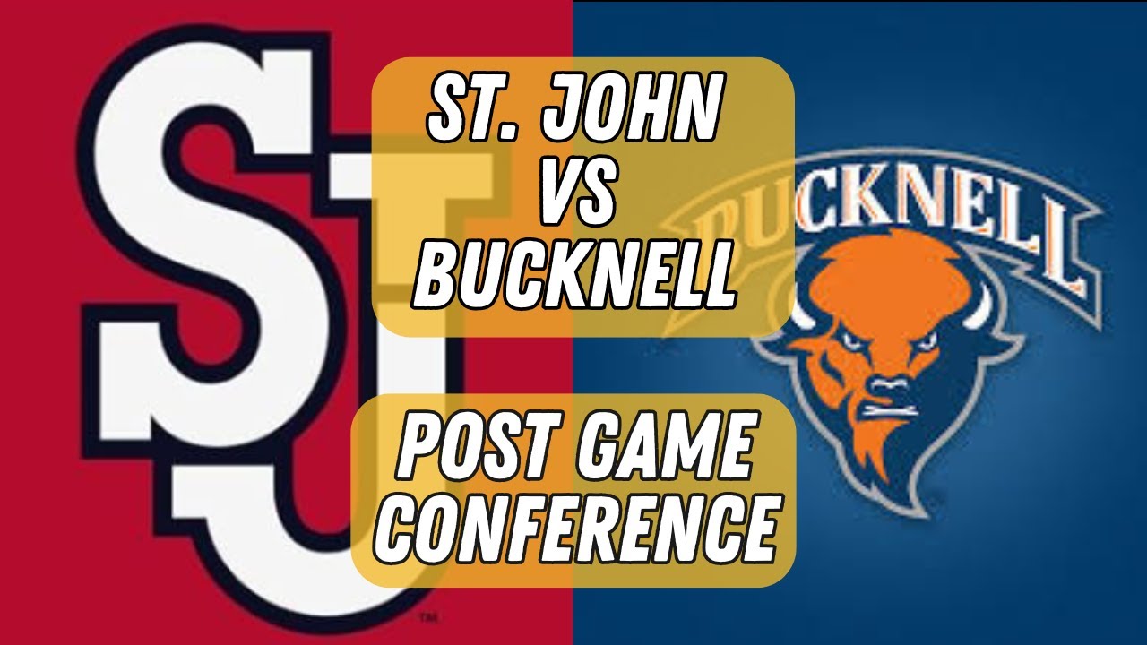Postgame Conference St. John’s vs Bucknell