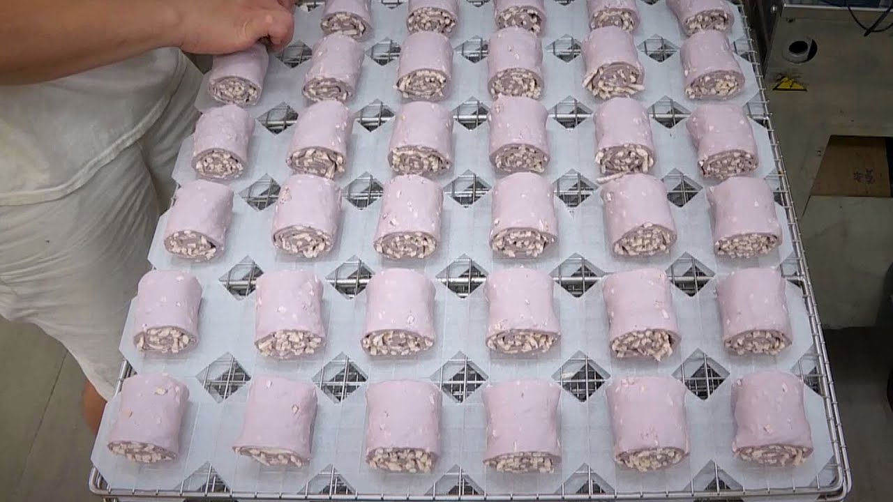 老麵發酵手工芋頭捲,雜糧堅果捲-台灣美食│ Homemade Taro Steamed Bun│ Nut Steamed Bun-Taiwanese Food