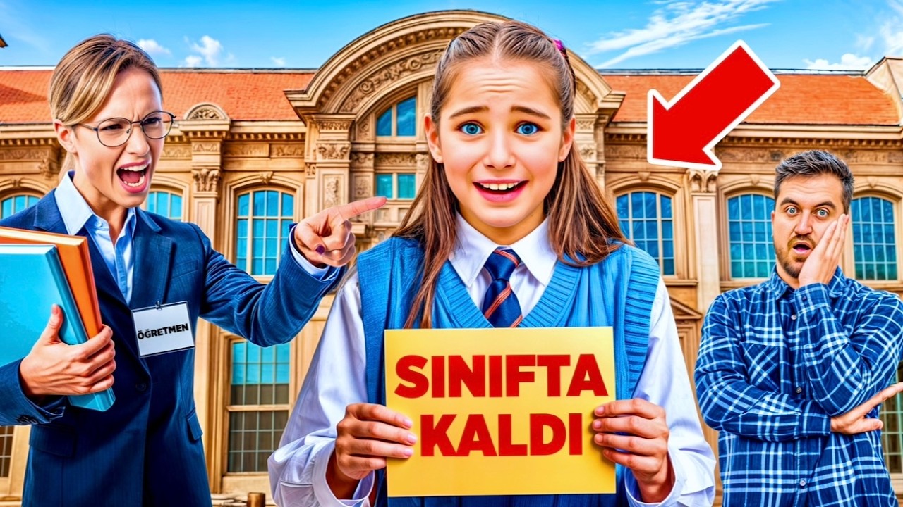 ELİF SİNEM SINIFTA KALDI !! KARNE ALDI SINIF TEKRARI YAZIYOR !! ( SİNİR KRİZİ GEÇİRDİ !!)