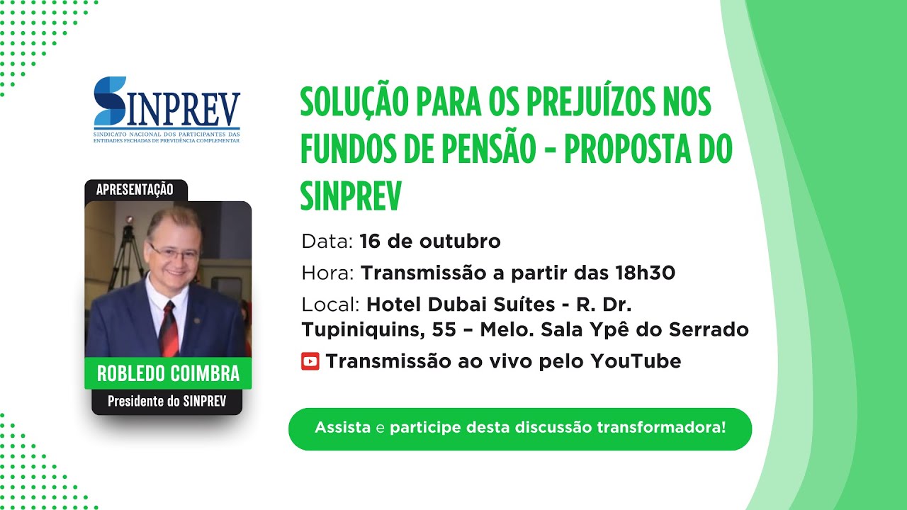 Solução para os Déficits dos Fundos de Pensão - Proposta do SINPREV
