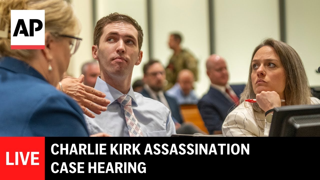 LIVE: Charlie Kirk assassination case hearing