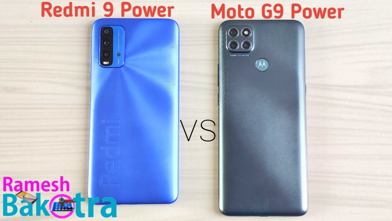 Redmi 9 Power vs Moto G9 Power SpeedTest and Camera Comparison