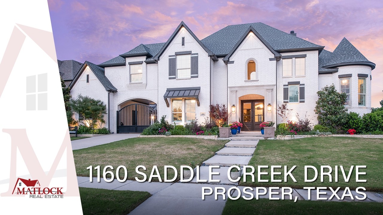 1160 Saddle Creek Drive, Prosper, Texas - Stunning Custom Home in Prosper ISD - Shot in 4K!!!