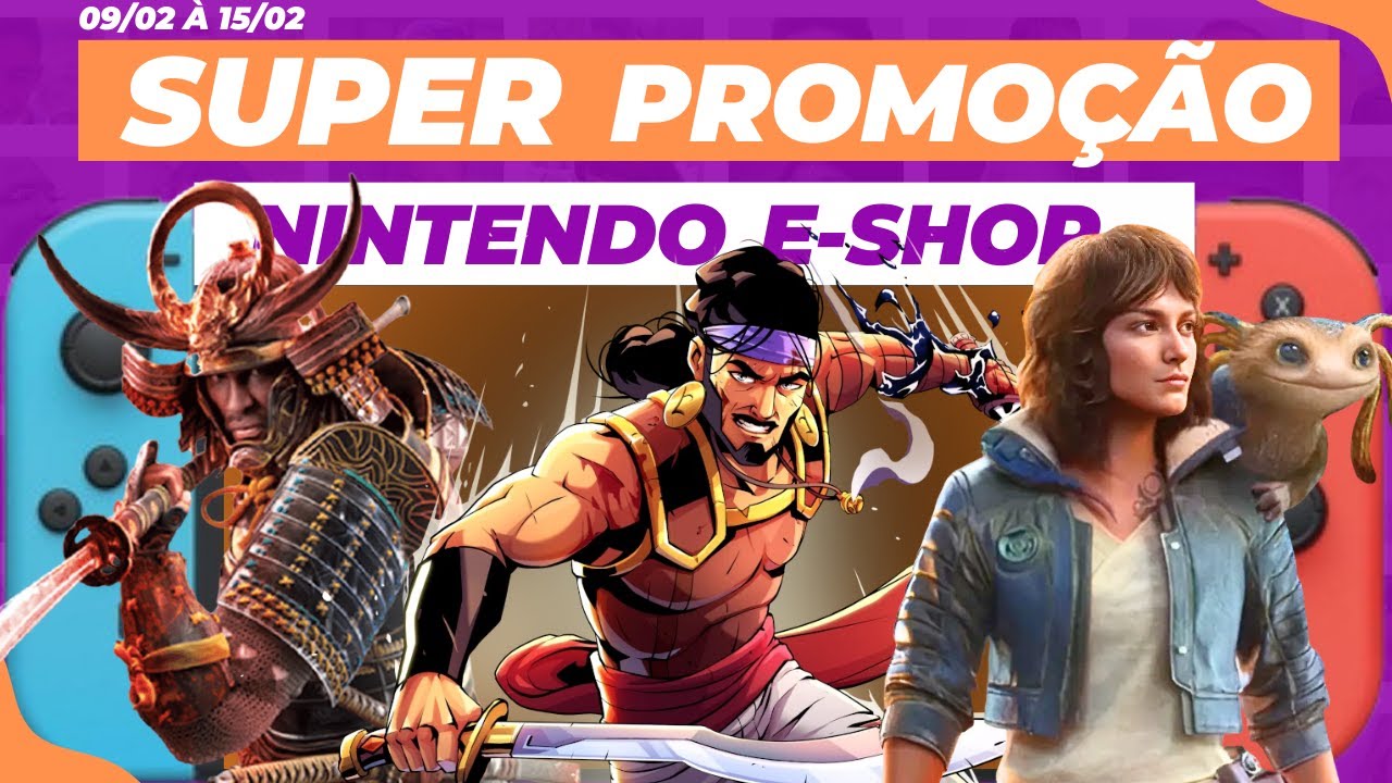 TOP 10 PROMOÇÕES DA 2° SEMANA DE FEVEREIRO 2026 PARA O NINTENDO SWITCH 1 E NINTENDO SWITCH 2 !