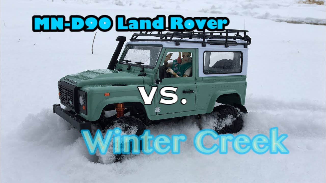 1:12 scale MN-D90 VS. Winter Creek