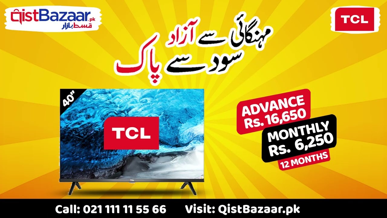 LED TV's on Installments