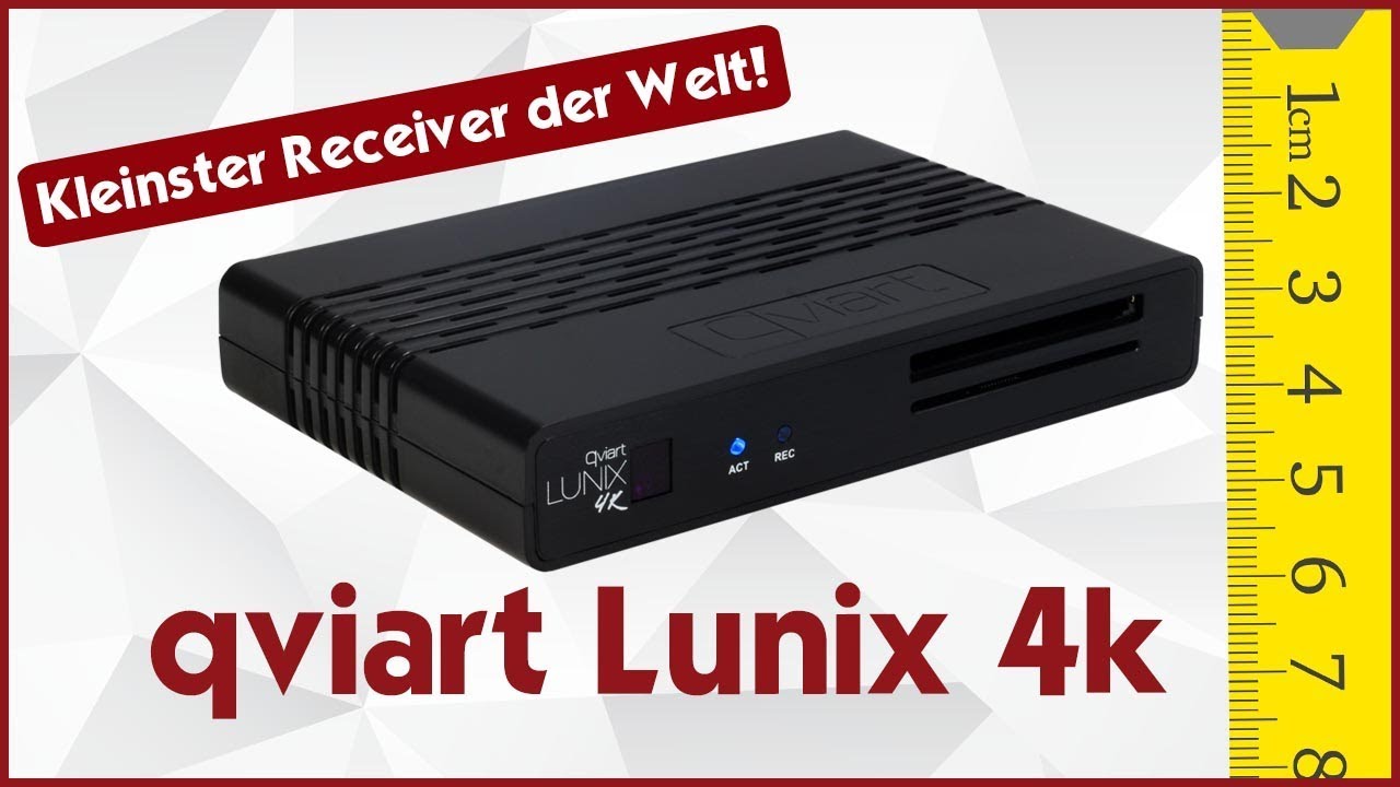 Der kleinste Combo Receiver der Welt: Qviart Lunix 4k 👑 Alle Daten & Features