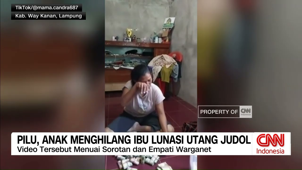 Pilu, Anak Menghilang Ibu Lunasi Utang Judol