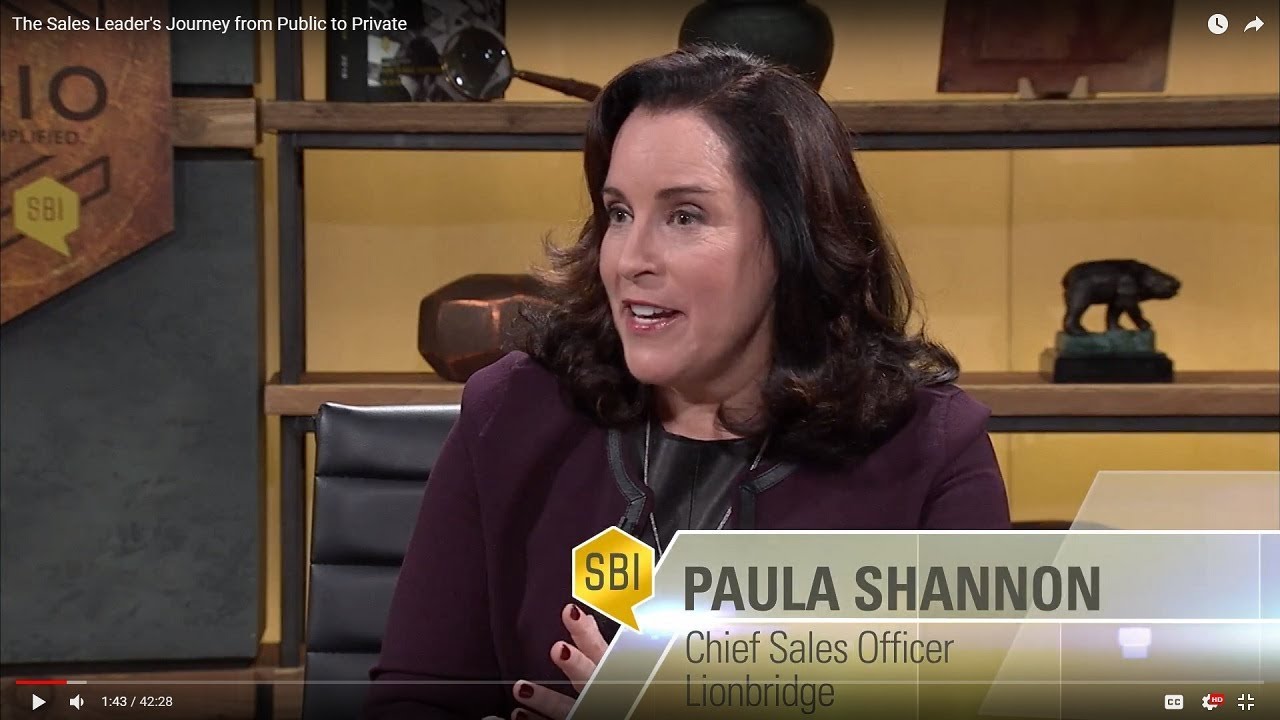 The Sales Leader's Journey from Public to Private