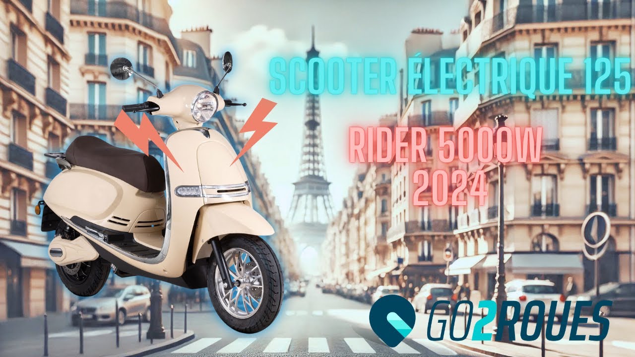 Rider 5000W 2024 Présentation et essai du scooter électrique 125