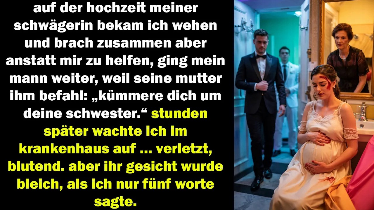 Ich brach bei der Hochzeit zusammen – im Krankenhaus sagte ich fünf Worte