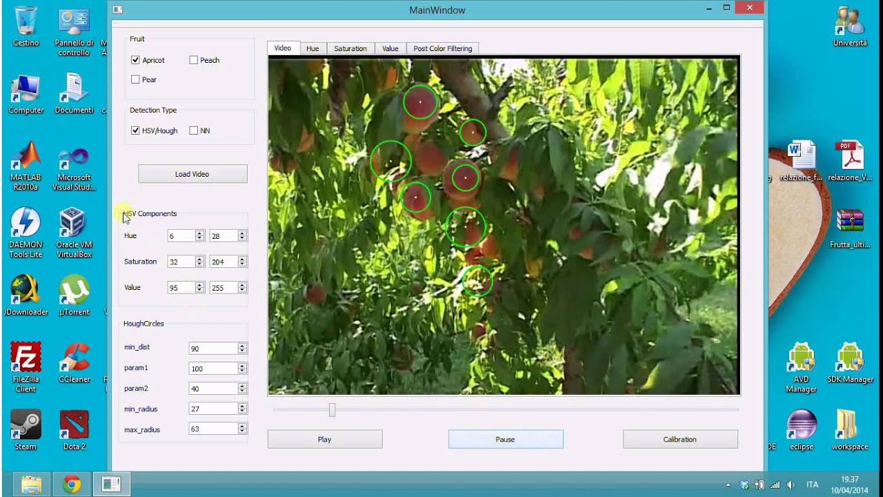Fruit Detector - Computer Vision Software