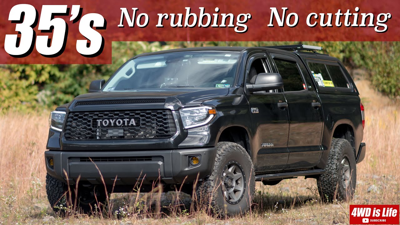 Toyota Tundra на 315/70r17 — как установить 35-дюймовые шины на свою Tundra без резки