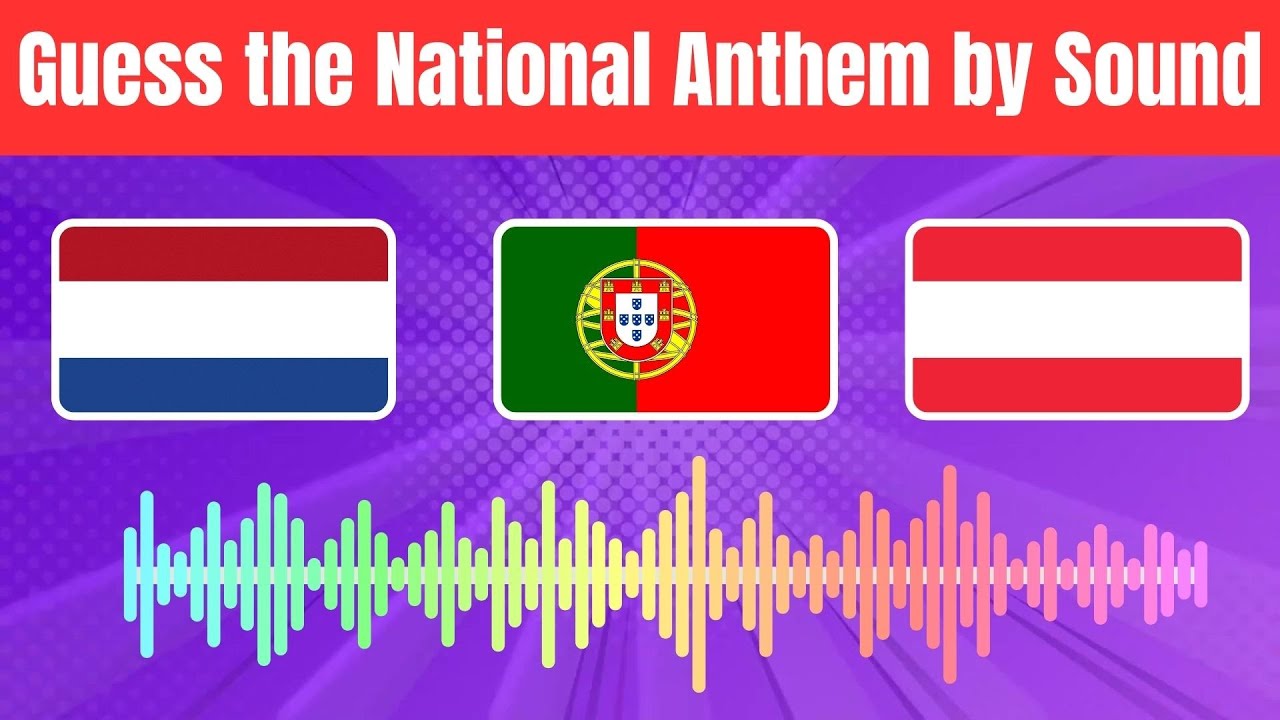 🔴 Guess the National Anthem by Sound | Ultimate National Anthem Quiz 🎶🌍