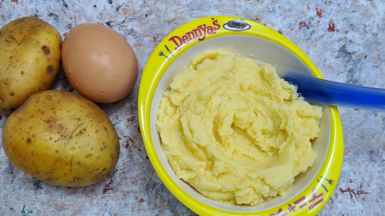 MASHED POTATO RECIPE FOR BABY/BABY FOOD/VEGETABLE PUREE/6MONTHS+