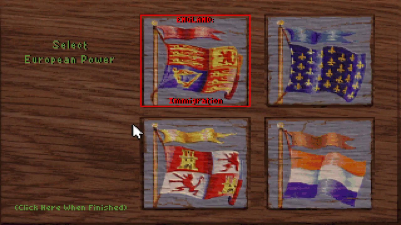 SID MEIER'S COLONIZATION - DOS (PC) GAME - VICEROY SPAIN PART 1