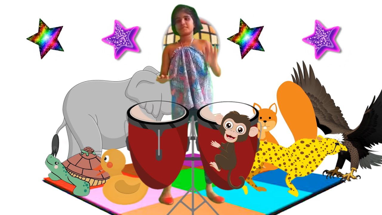 Animals in Action 2 | Movement Song for Kids  | Kids Songs and Nursery Rhymes