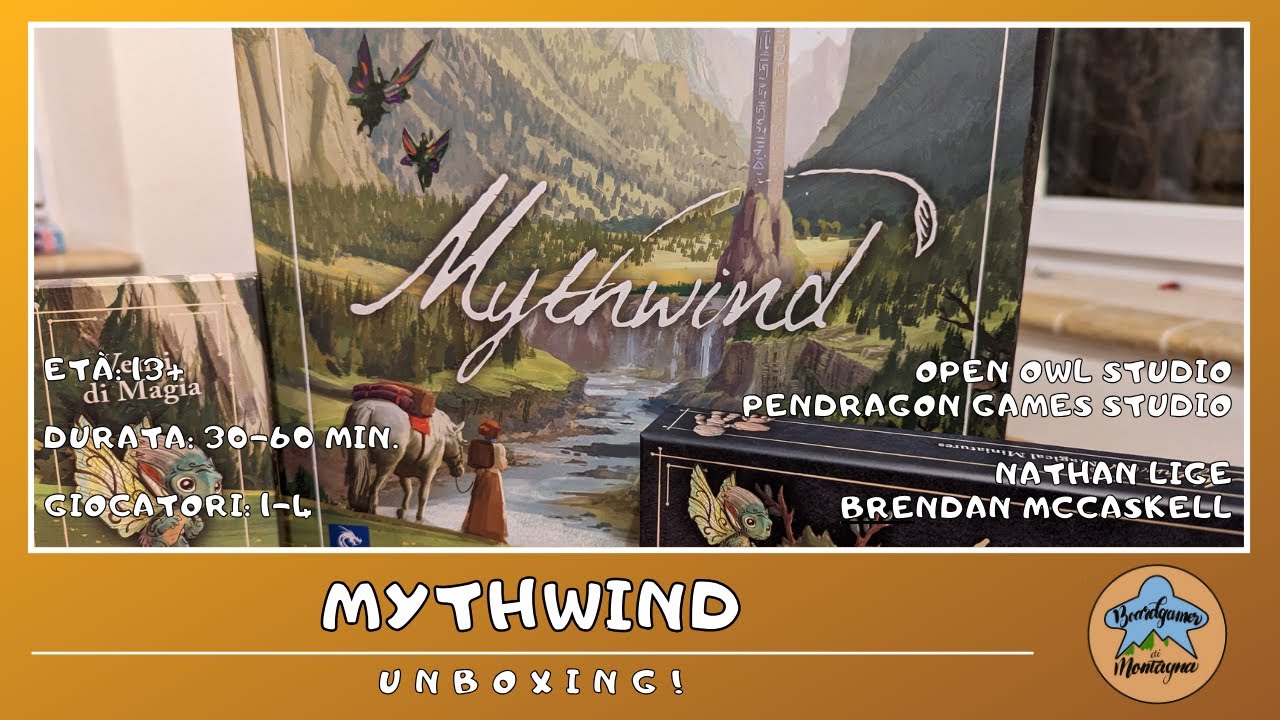 Mythwind - unboxing versione kickstarter