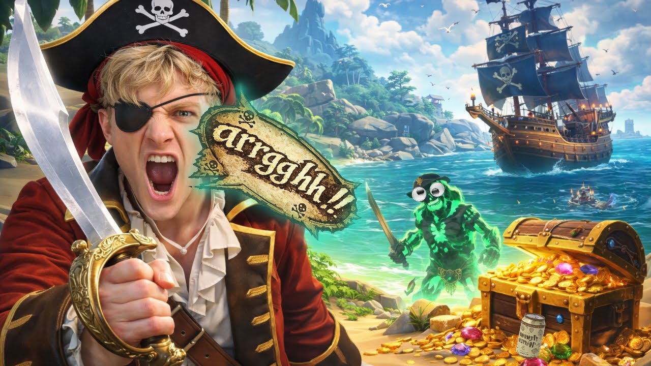 ARGHHHH. OUT FOR BOOTY AND GOLD... 4 Hours of Sea of Thieves Gameplay