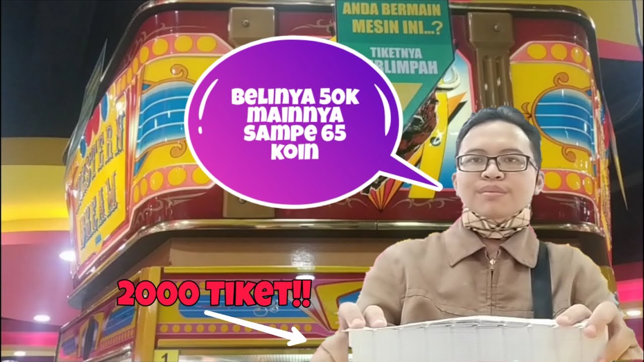 REKOR!! Main Western Dream Modal 50 Ribu dapat 2000 Tiket Lebih!! | Arcade Fun Episode 34