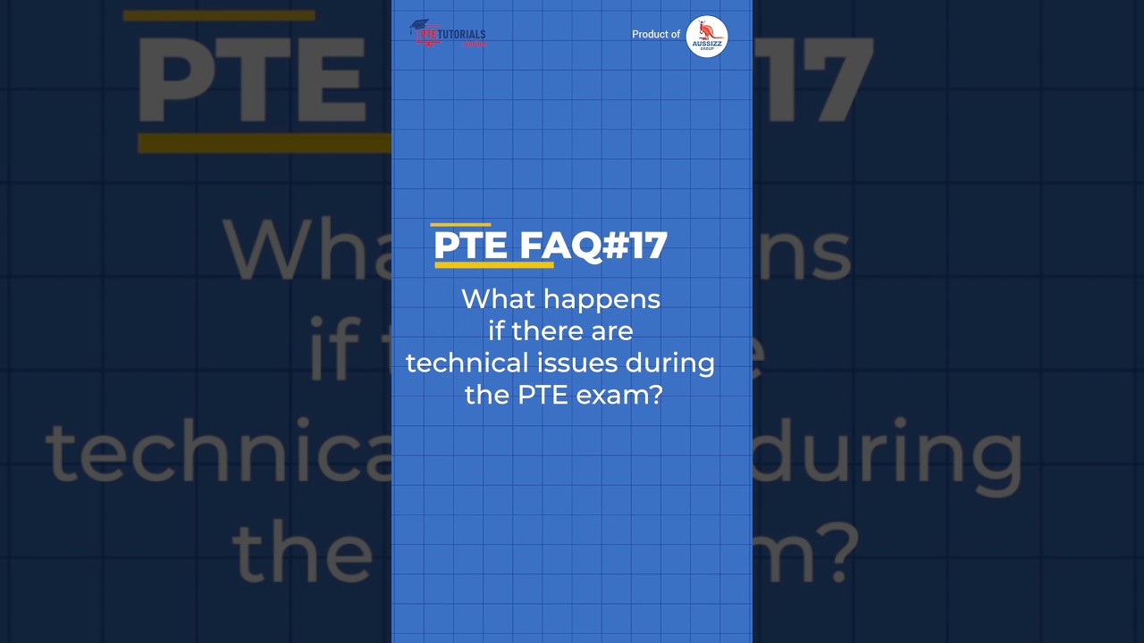 What happens if there are technical issues during the PTE exam?  #ptetutorials #shorts #pte #pteexam