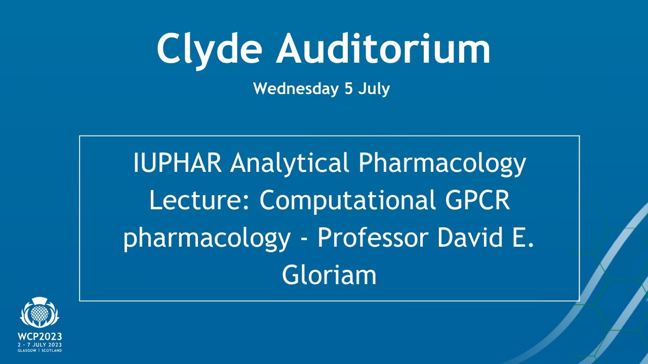 Keynote -  Computational GPCR Pharmacology