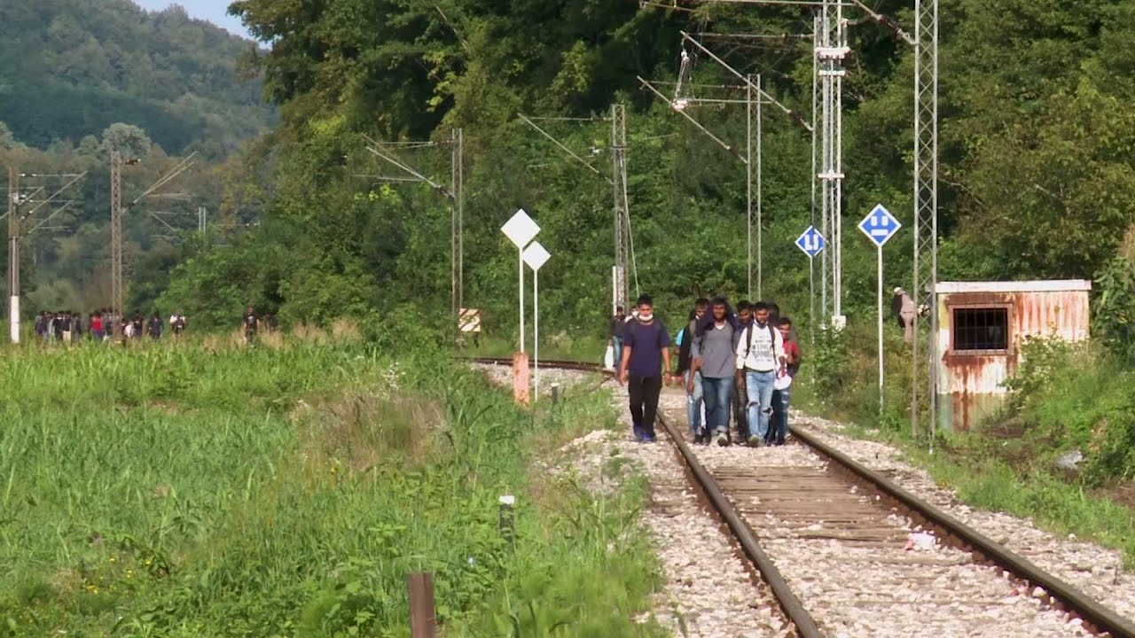 Migrants try to flee Bosnian-Croat border