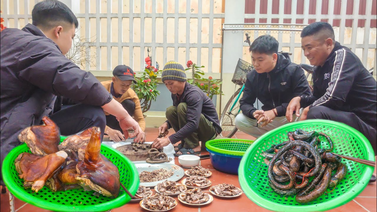Bữa Cỗ Giổ Tổ Tiên Ngày Cận Tết Trên Quê Hương Thái Bình