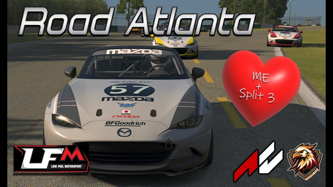 Assetto Corsa MX5 Cup | Road Atlanta | Low Fuel Motorsports