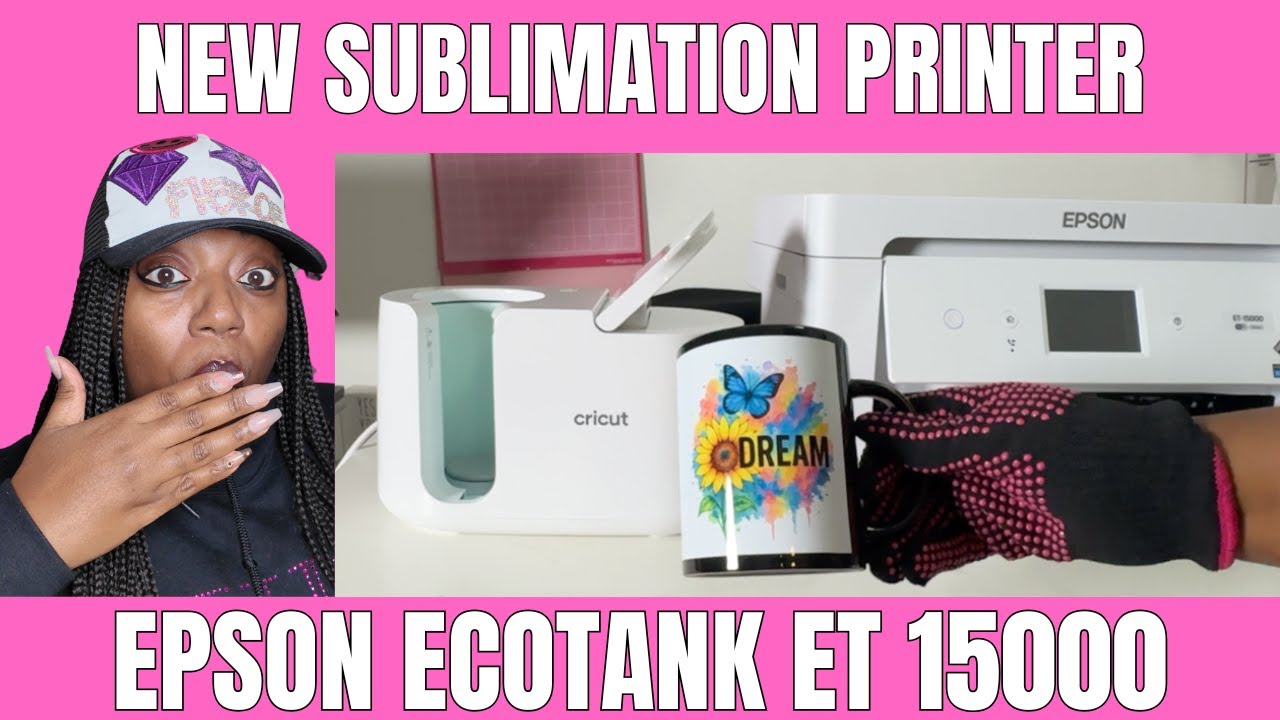 Новый принтер Epson EcoTank 15000 для сублимационной печати | Пресс для кружек Cricut