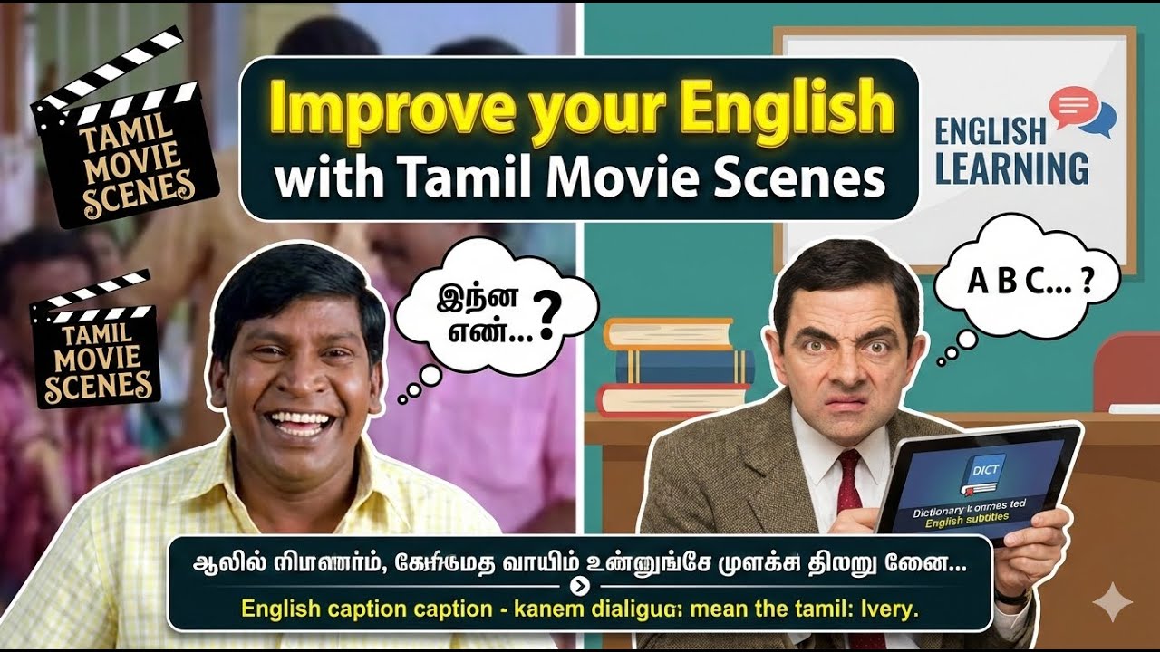 கவுண்டமணி, செந்தில் திரைபடங்கள் வழியாக  Spoken English | Spoken English Lessons from  Comedy Scenes