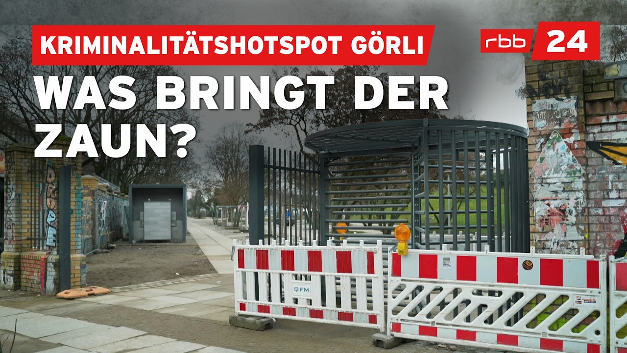 Kriminalitätshotspot Görlitzer Park: Zwischenbilanz zum Zaunbau