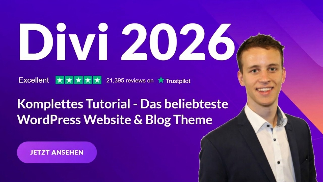 WordPress Divi Theme 2025 | WordPress Website erstellen Tutorial [deutsch/german]