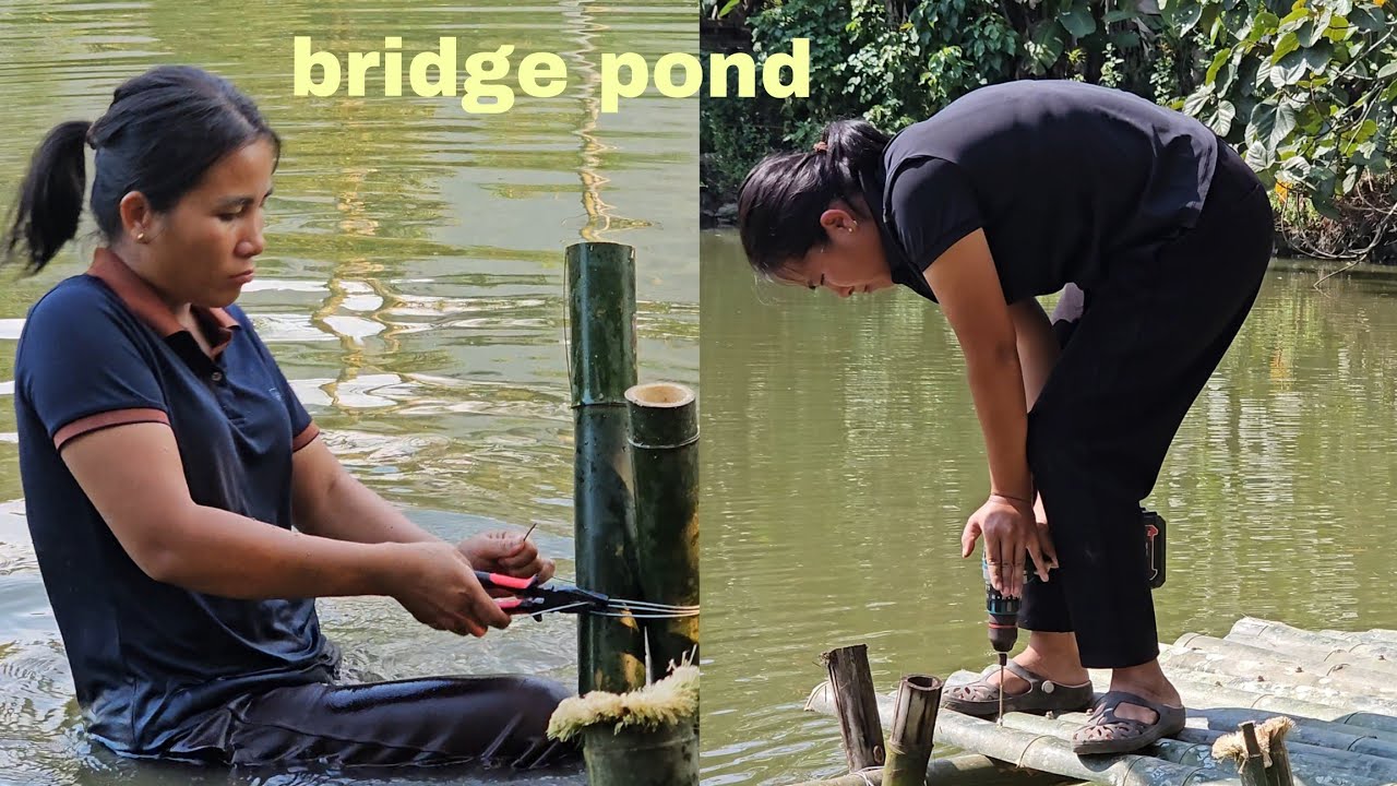 2 Sunny Days, Hon's Mother Repairs the Broken Bamboo Pond Bridge/Daily Life/Le Thi Hon