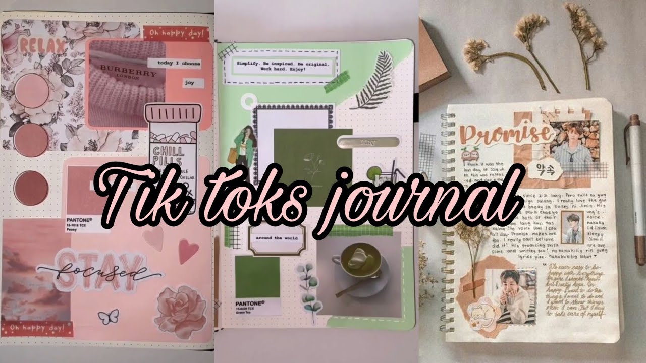 🌺ASMR /scrapbooking tik tok compilation /journal satisfying