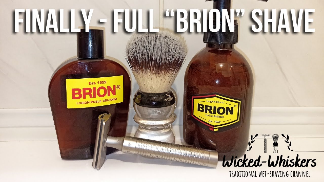 Brion shave gel, Brion aftershave & Muhle Rocca R94