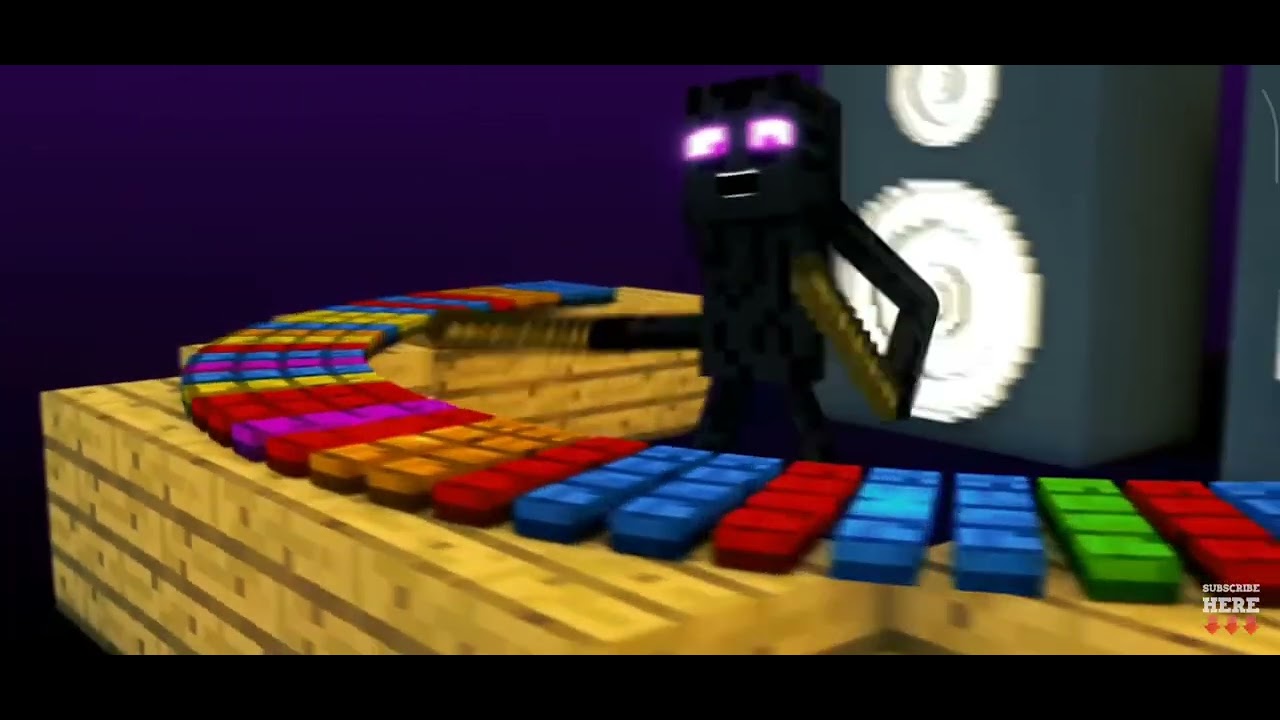MINECRAFT ENDERMAN RAP DAN BULL BUT CAPTIONS 