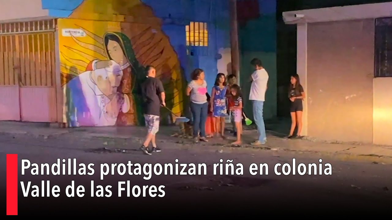 Pandillas protagonizan ri&ntilde;a en colonia  Valle de las Flores