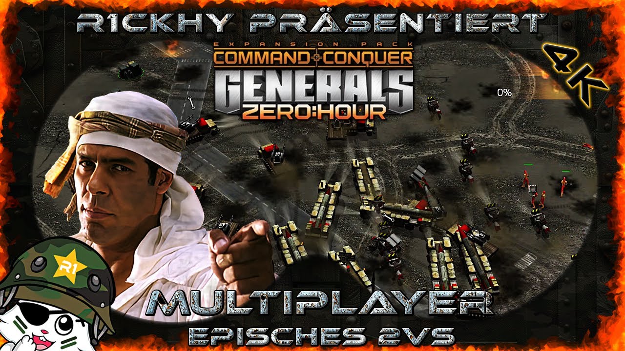 2vs2 Multiplayer - VU, R1 VS PNG, WSG 📢 Command & Conquer Generals Zero Hour Deutsch #91