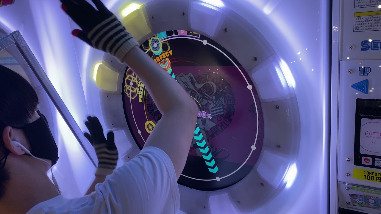 【maimaiでらっくす】失敗作少女 でらっくす譜面 MASTER ALL PERFECT 【直撮り】