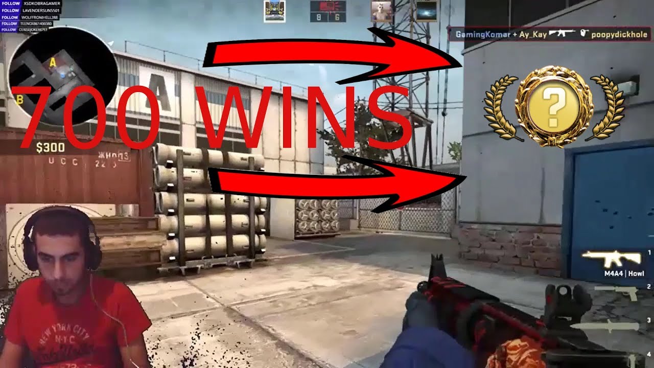 700 Wins CSGO Rank Up