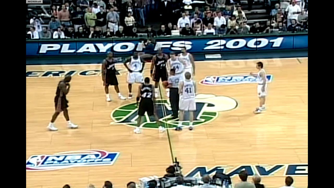 NBA On NBC - Jazz @ Mavericks 2001 Playoffs R1 Game 3