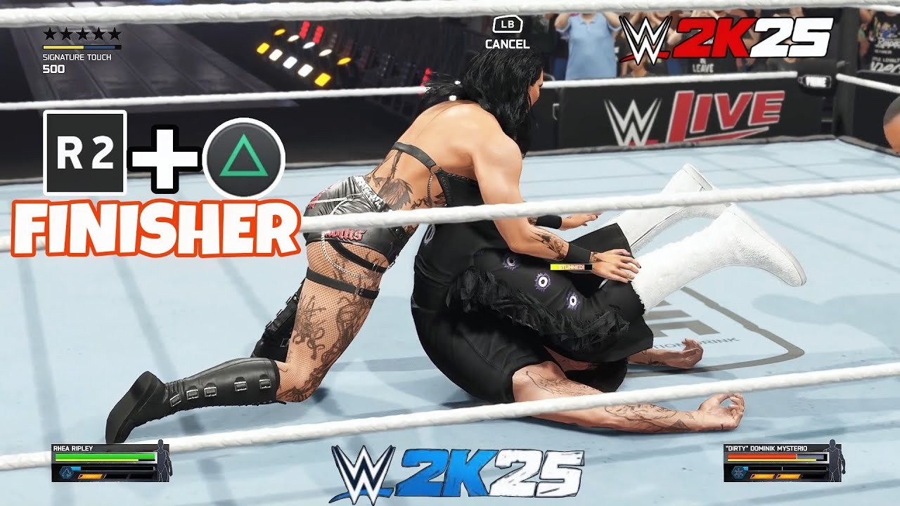 WWE 2K25 - Top 10 best Women's finishers in WWE 2K25 !!.