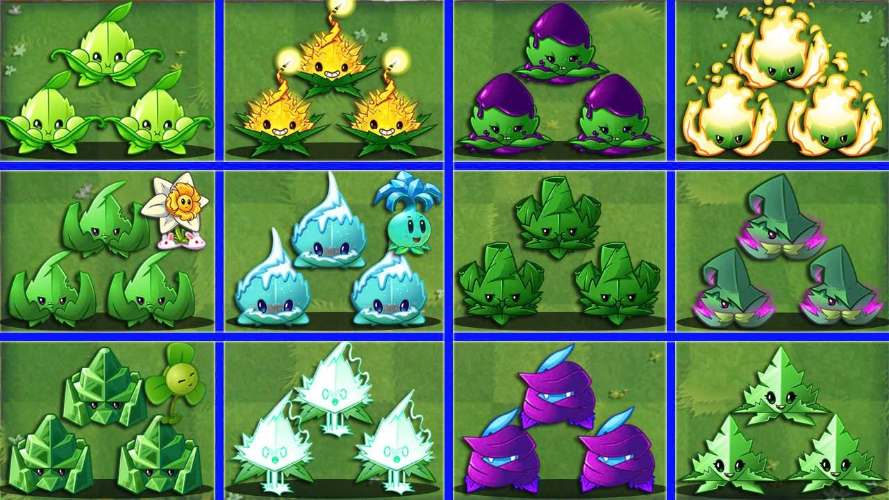 All Mint & Support Plants Vs All Zombies - WHo Will Win? - Pvz 2 Plants vs Plant