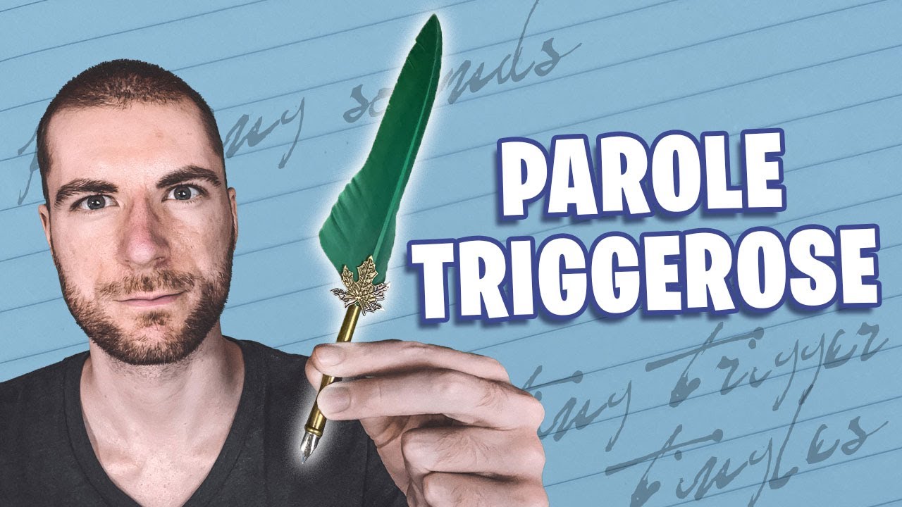 PAROLE TRIGGEROSE e SUONO DI SCRITTURA | ASMR Ita