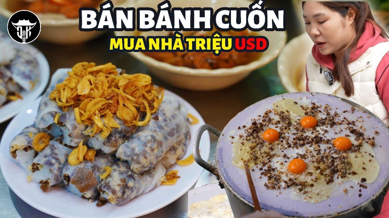 BÁNH CUỐN NÓNG KHỦNG 1000 Suất/Ngày: Bí Quyết Kiếm TỶ Mua Nhà TRIỆU ĐÔ Mặt Đường HN