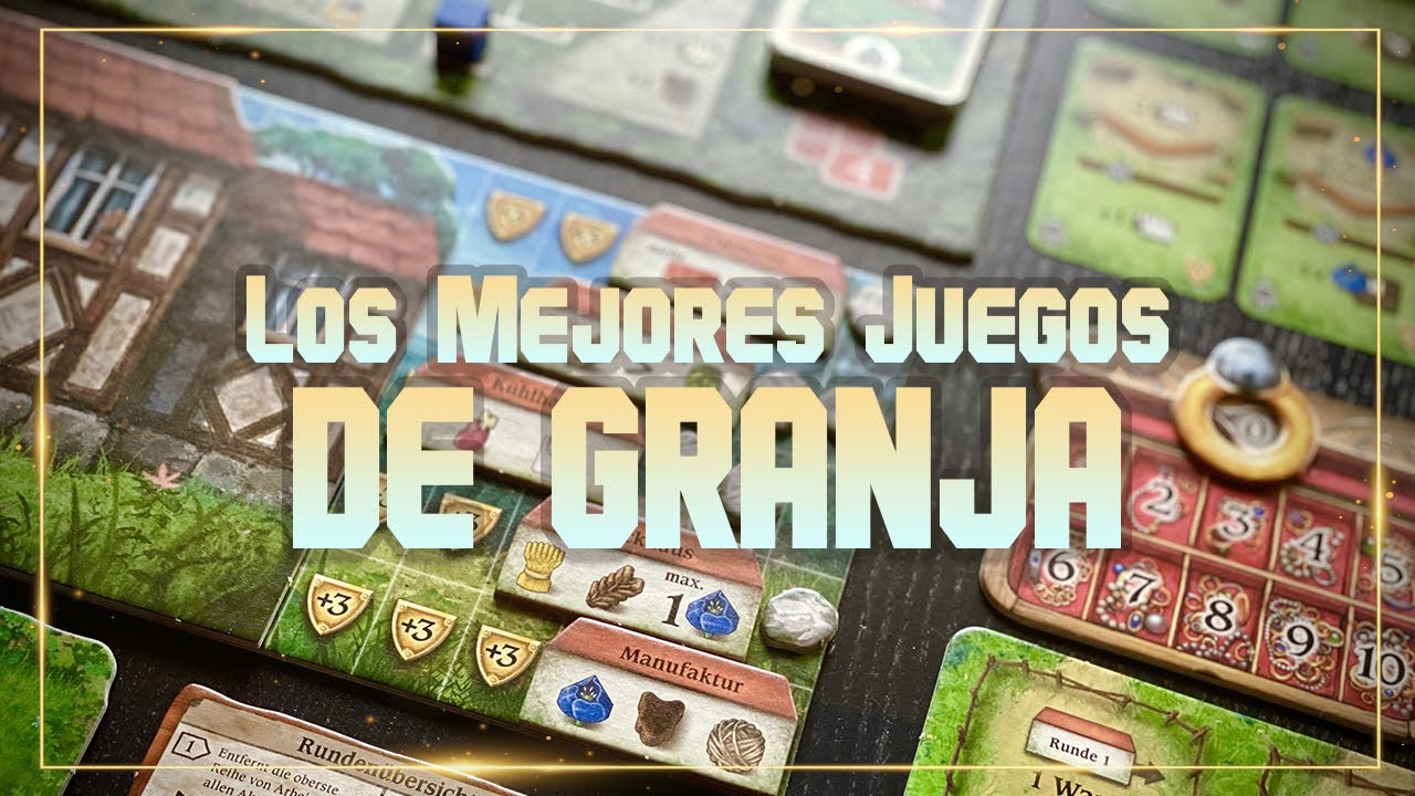 🔥 Los MEJORES JUEGOS DE MESA de GRANJA | Top 7 (Actualizado 2023)